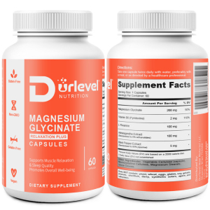 Magnesium Glycinate Relaxation Plus Dietary Supplement