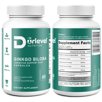 Ginkgo Biloba Cognitive Support Plus Dietary Supplement