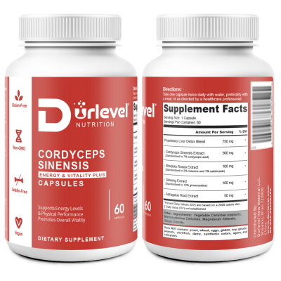 Cordyceps Sinensis Energy & Vitality Plus Dietary Supplement