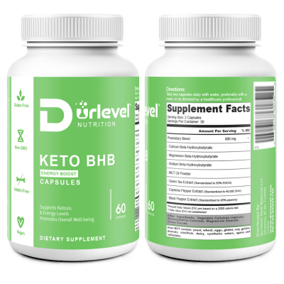 Keto BHB Energy Boost Dietary Supplement